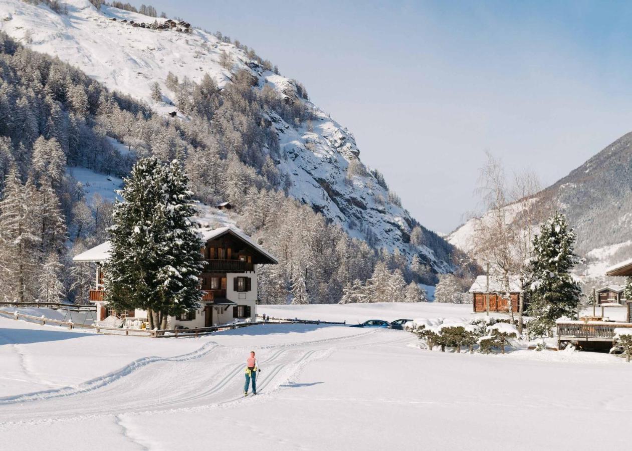 Hotel Dents De Veisivi Hauderes ภายนอก รูปภาพ