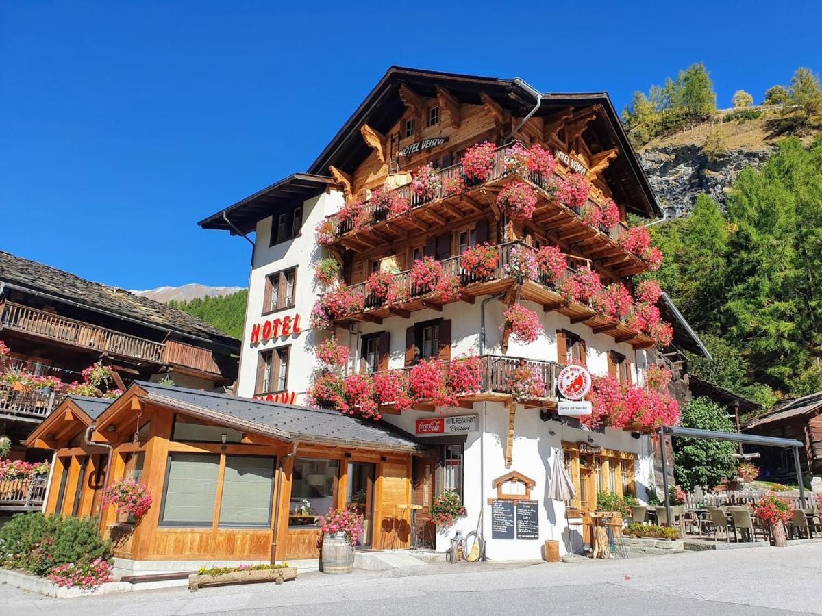 Hotel Dents De Veisivi Hauderes ภายนอก รูปภาพ